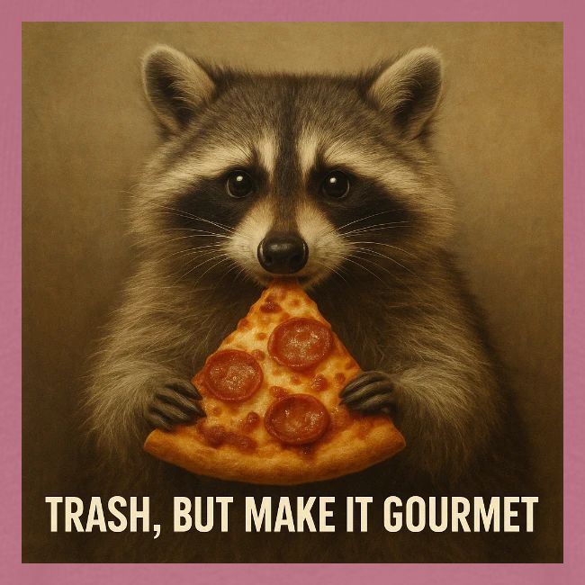 Gourmet Pizza Raccoon