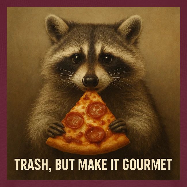 Gourmet Pizza Raccoon