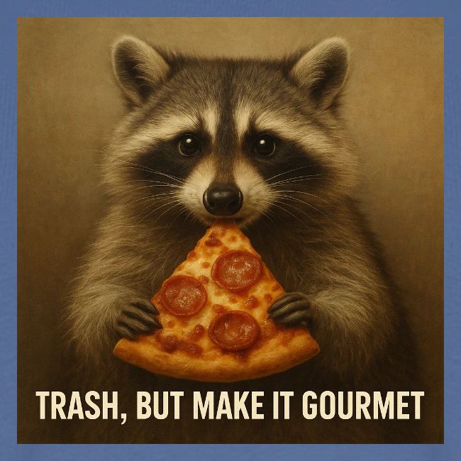Gourmet Pizza Raccoon