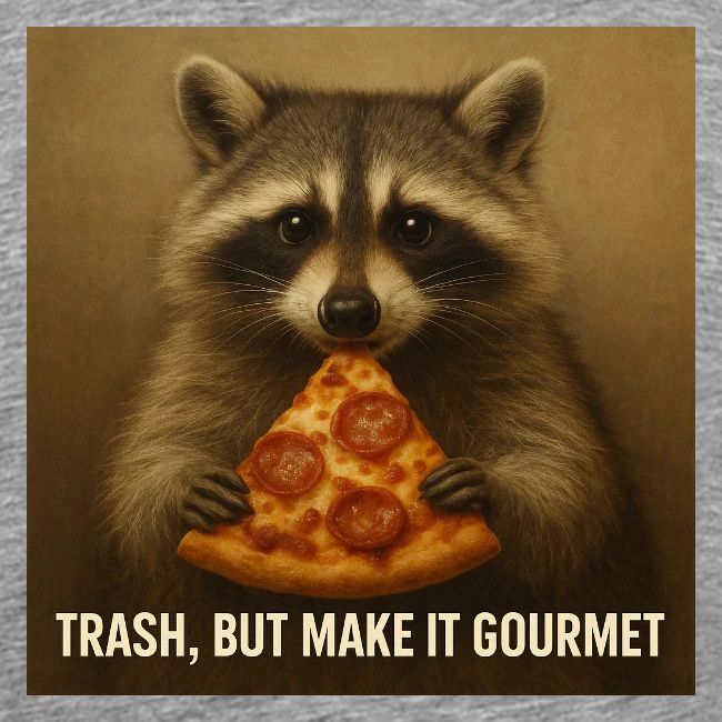Gourmet Pizza Raccoon