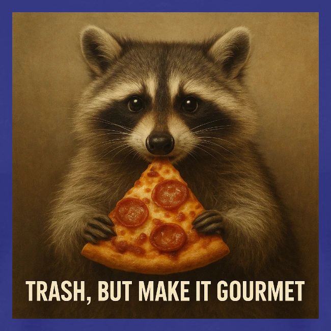 Gourmet Pizza Raccoon