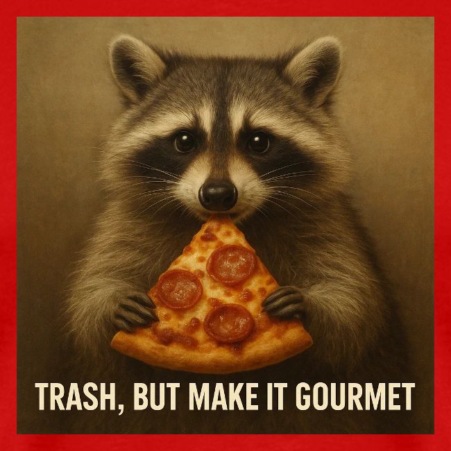Gourmet Pizza Raccoon
