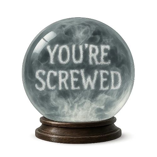 Ominous Fortune Sphere - Men's Premium T-Shirt