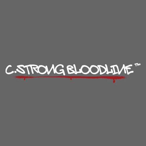 C.Strong Bloodline Logo (White) - Men's Premium T-Shirt