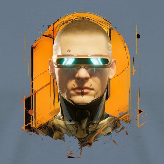 palnoch cyberpunk human head artwork