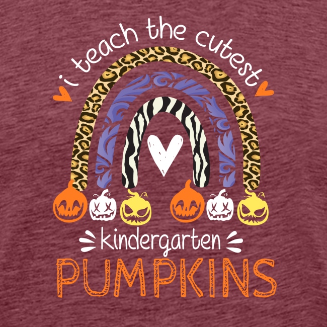 I Teach the Cutest Kindergarten Pumpkin Halloween