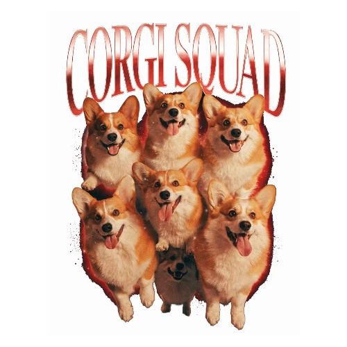 Corgi Squad Funny Dog Lover Vintage Shirt