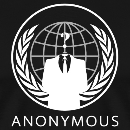 Anonymous 1 - White - Men's Premium T-Shirt