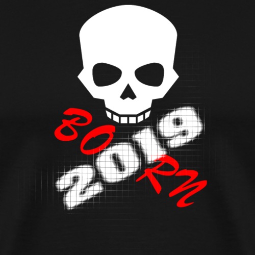 Born 2019 - Skull and Bones - Men's Premium T-Shirt