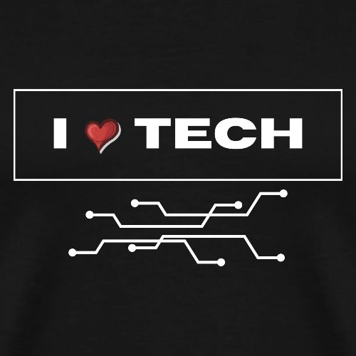 IHeart TECH - Men's Premium T-Shirt