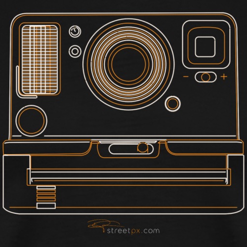 Camera Sketches - Polaroid OneStep2 - Men's Premium T-Shirt