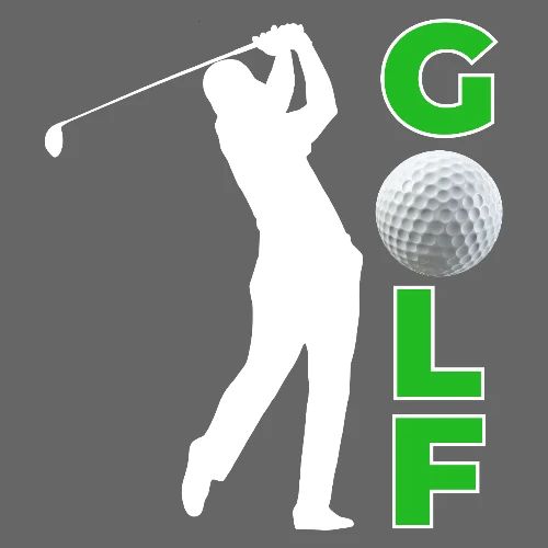 Golf: Classic Golf Motion - Men's Premium T-Shirt