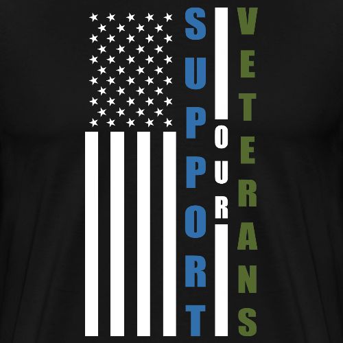 Support Our Veterans - Men's Premium T-Shirt