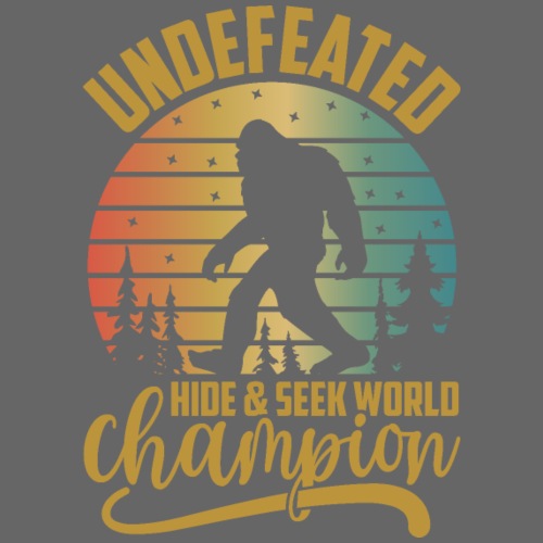 Undefeated Hide and Seek World Champ - Men's Premium T-Shirt