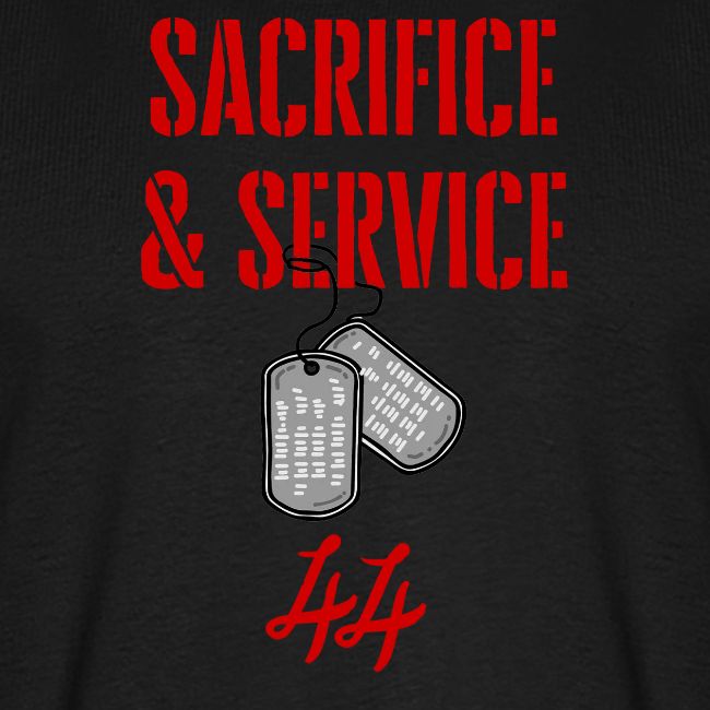 Sacrifice & Service (Red)