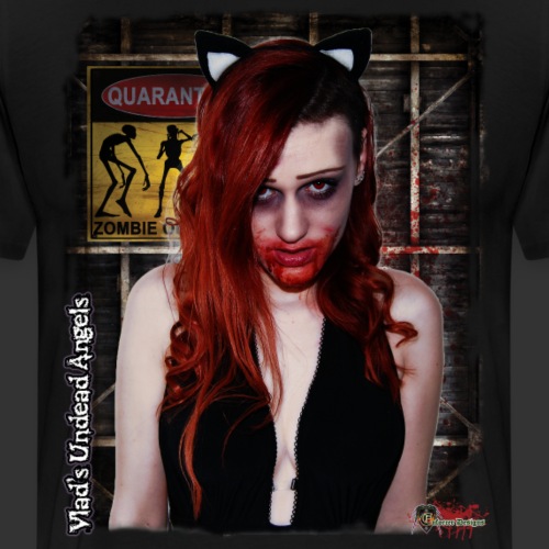 Live Undead Angels: Catty Zombie Katerina 2 - Men's Premium T-Shirt