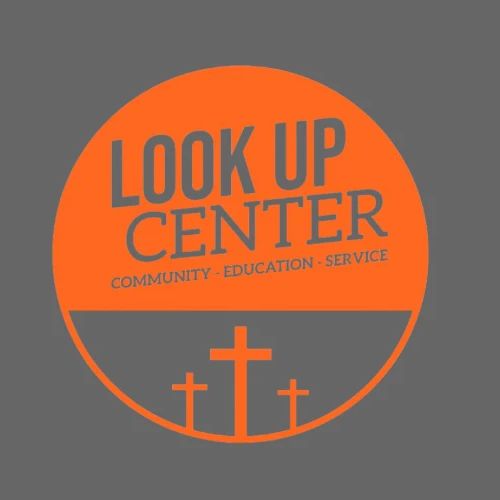Look Up Center Logo - Men's Premium T-Shirt