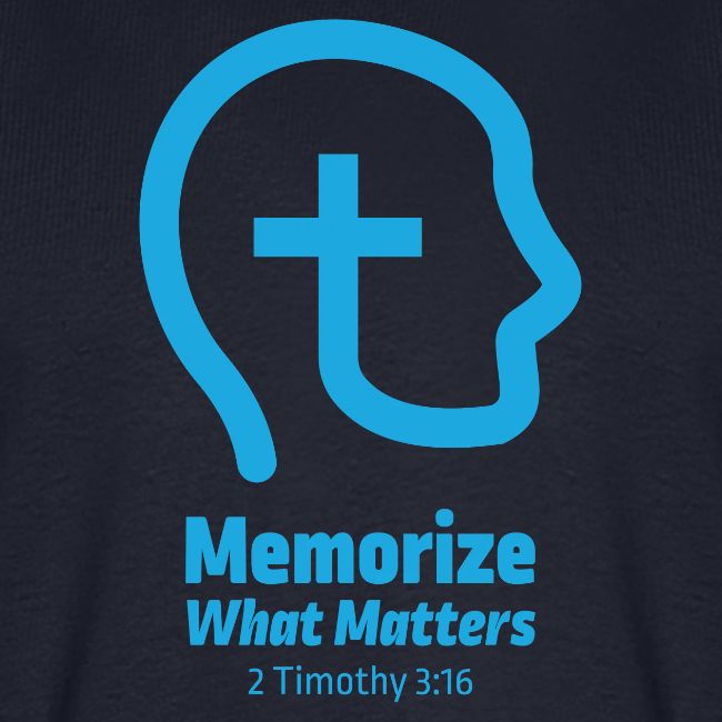 Memorize What Matters Original Blue Logo Design