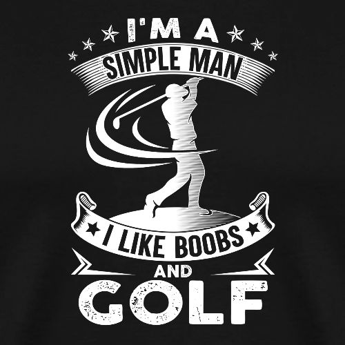 Golf Gifts For Men Best Golf T-shirt - Men's Premium T-Shirt