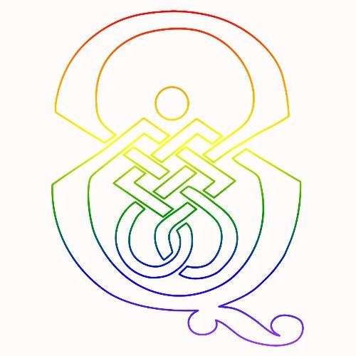 q rainbow - Men's Premium T-Shirt