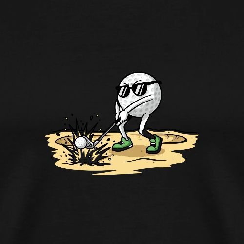 Sand Trap Escape - Golf Gag Gift Tee for Men - Men's Premium T-Shirt