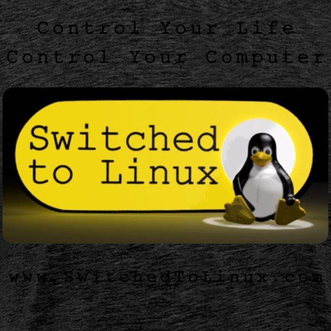 Switched to Linux Logo with Black Text
