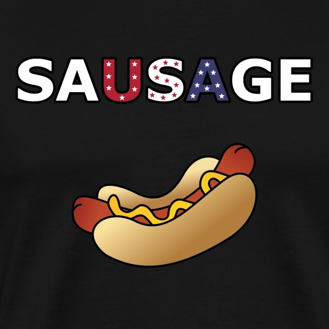Patriotic BBQ Sausage