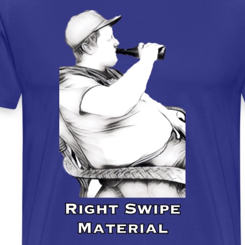 Right Swipe Material - Men's Premium T-Shirt