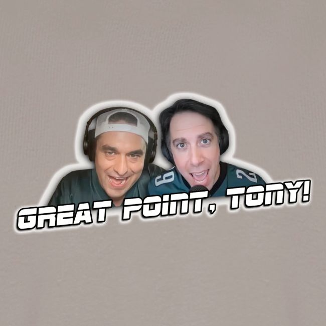 GREAT POINT, TONY! (with Fusco Show back)