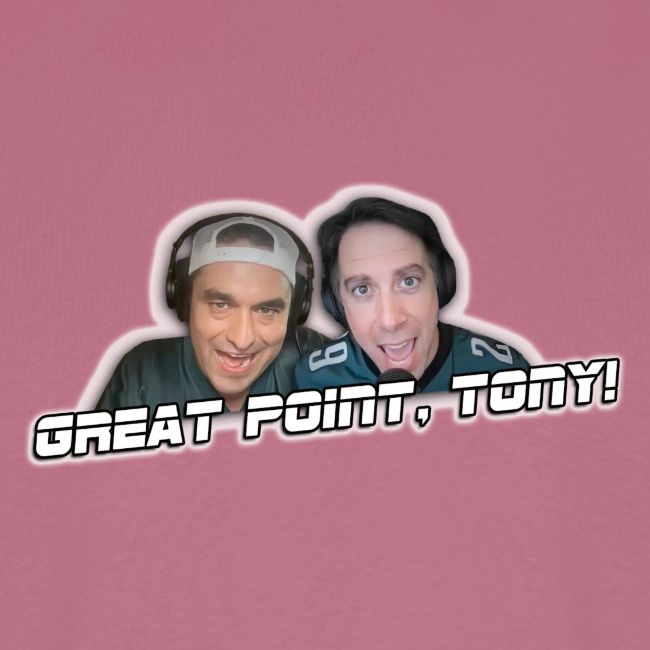 GREAT POINT, TONY! (with Fusco Show back)