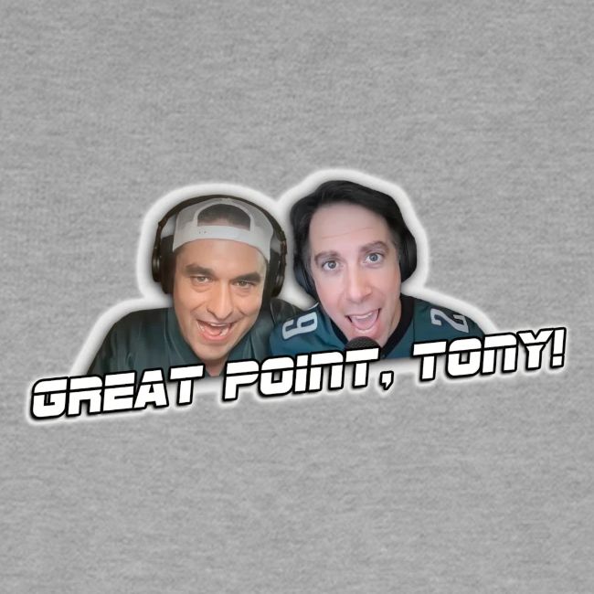 GREAT POINT, TONY! (with Fusco Show back)