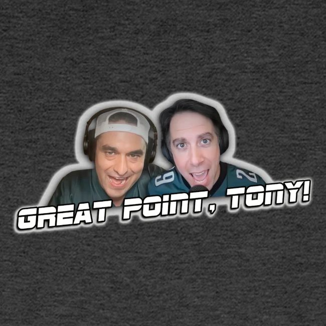 GREAT POINT, TONY! (with Fusco Show back)