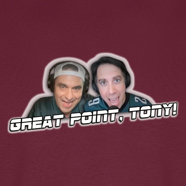 GREAT POINT, TONY! (with Fusco Show back)