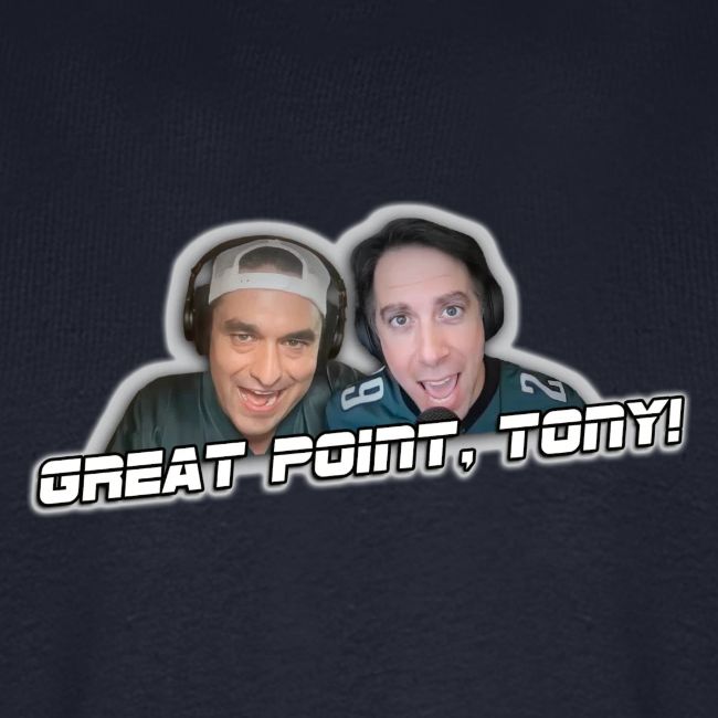 GREAT POINT, TONY! (with Fusco Show back)