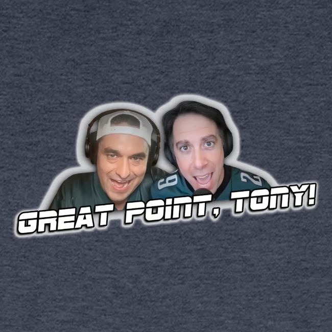 GREAT POINT, TONY! (with Fusco Show back)