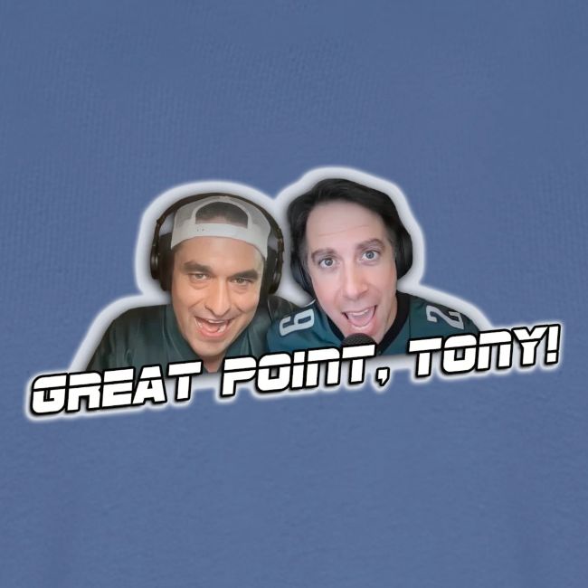 GREAT POINT, TONY! (with Fusco Show back)