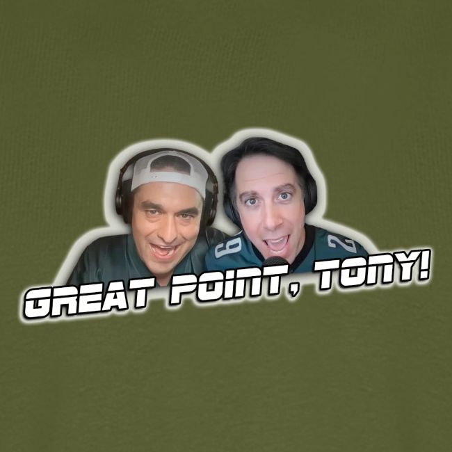 GREAT POINT, TONY! (with Fusco Show back)