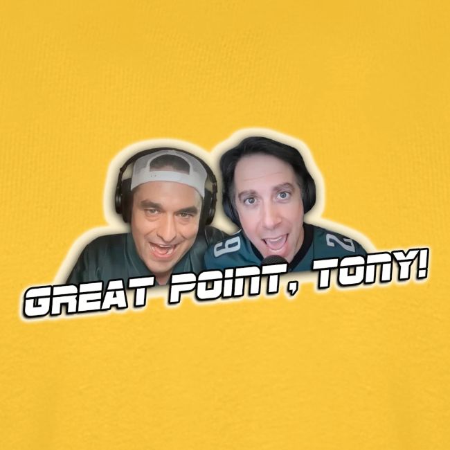 GREAT POINT, TONY! (with Fusco Show back)
