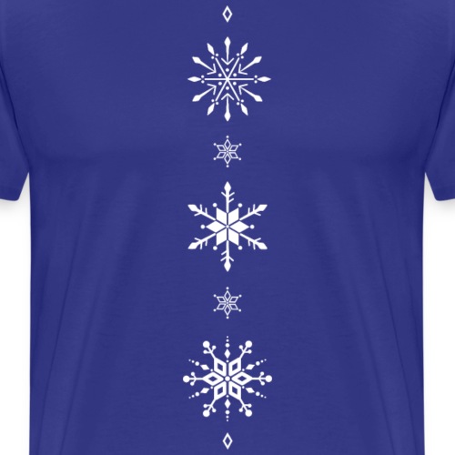 Snowflakes Snow Ice Crystals - Men's Premium T-Shirt