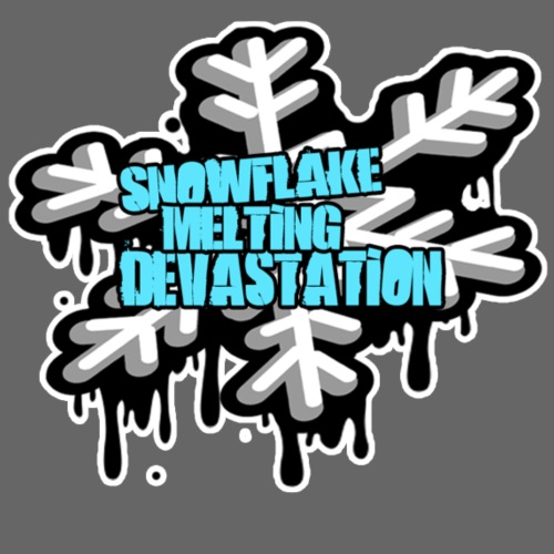 Snowflake Melting Devastation - Men's Premium T-Shirt