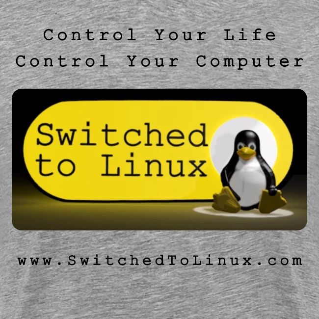 Switched to Linux Logo with Black Text