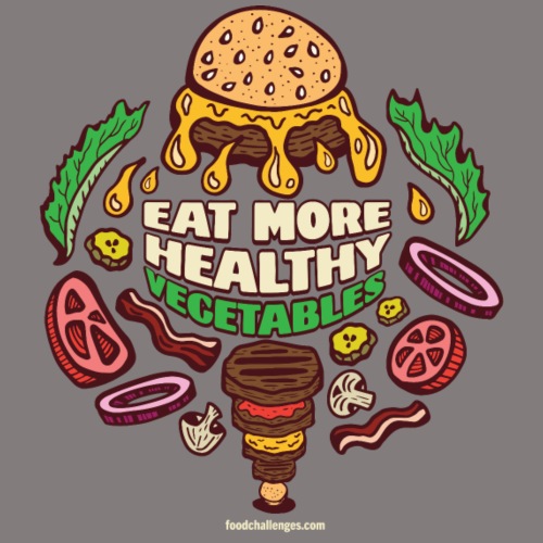 Eat More Healthy Vegetables - Men's Premium T-Shirt