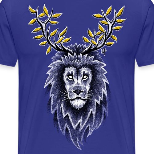 Deer Lion - Men's Premium T-Shirt