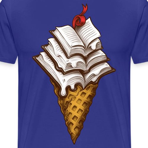 Ice Cream Books - Men's Premium T-Shirt