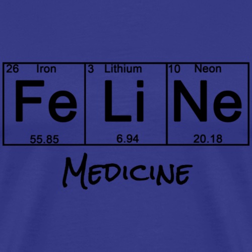 Periodic Table: Feline Medicine - Men's Premium T-Shirt