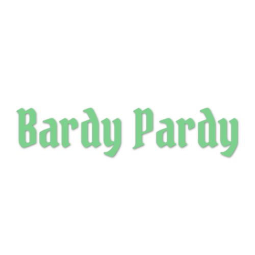 Bardy Pardy Logo Green letters - Men's Premium T-Shirt