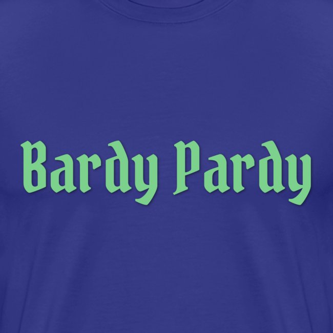 Bardy Pardy Logo Green letters