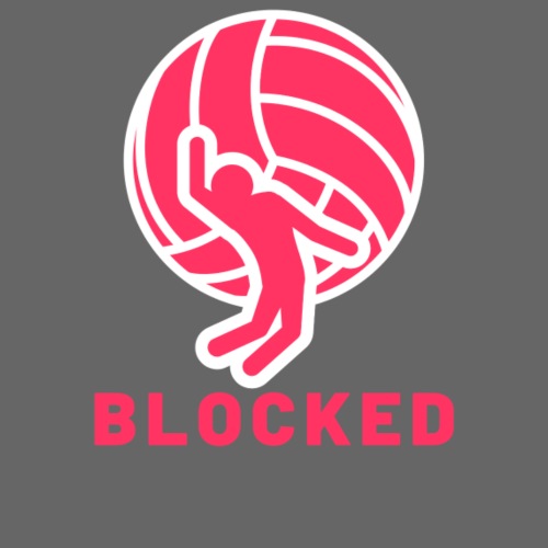Blocked Volleyball - Men's Premium T-Shirt
