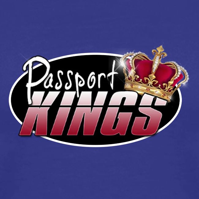 Passport Kings logo for dark shirts