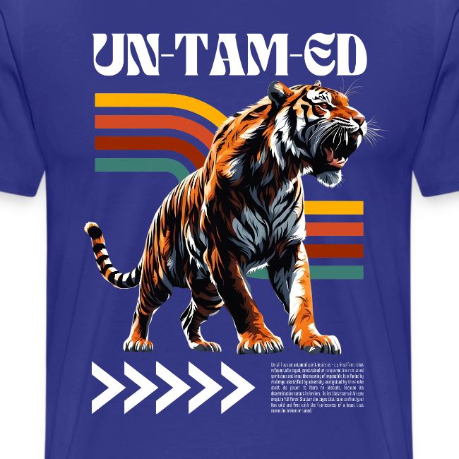 Unleash Your Wild Side: Fierce Tiger Print Design